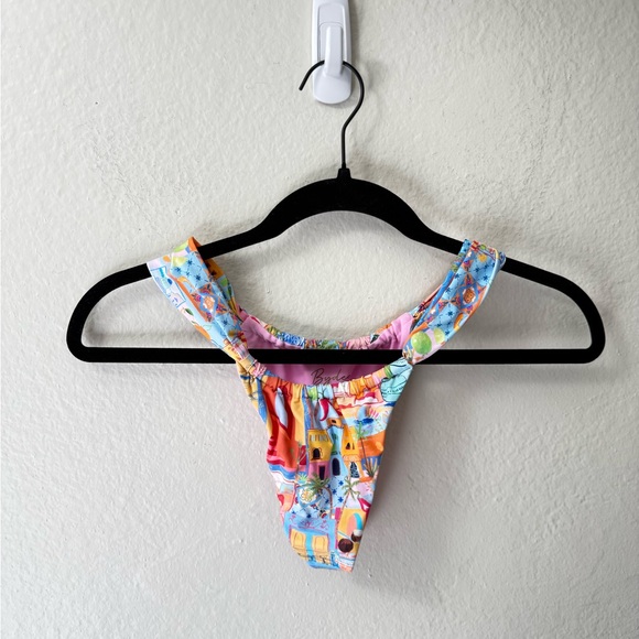 Bydee Australia Swim Bikini Bottom Tropico Print Size S Vacation Summer - Picture 2 of 5